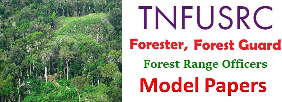 TN Forest Guard, FRO Model Paper 2024