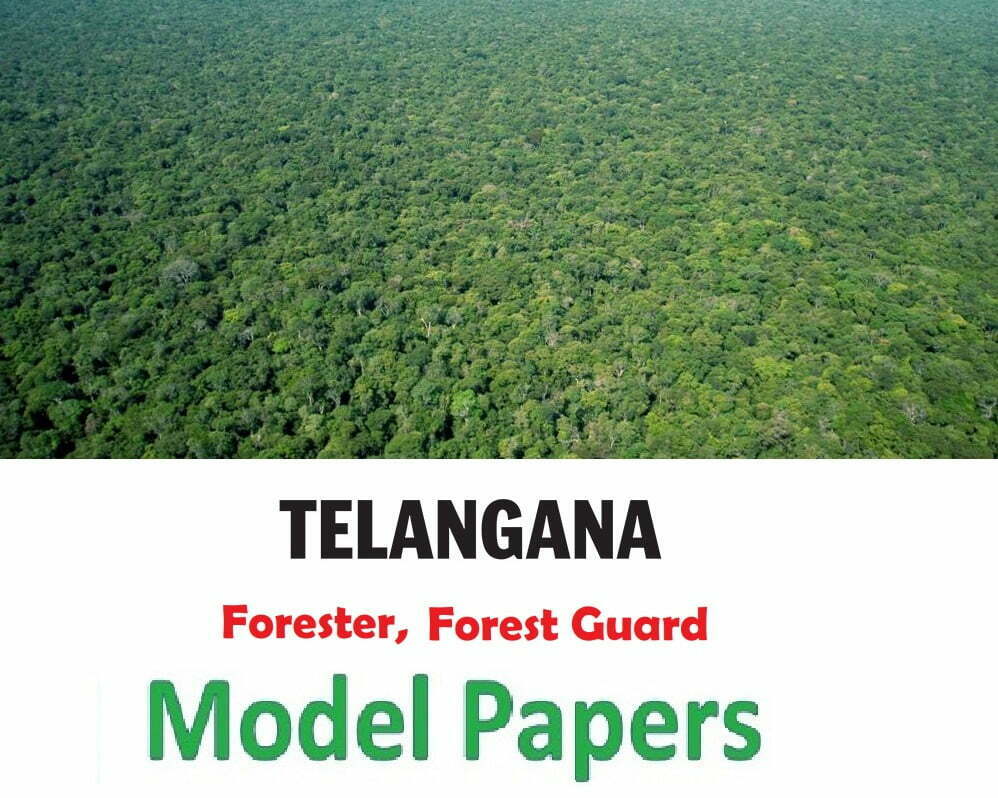 TSPSC Forest FSO, FBO, ABO, BW, TA Mock Test Paper 2024